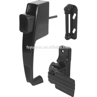 Push Button Latch with Tie Down, Black WNSL-- 01